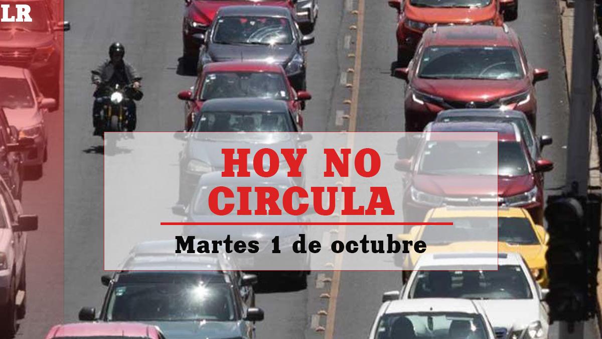 Hoy No Circula pone a descansar estos autos HOY martes 1 de octubre en CDMX