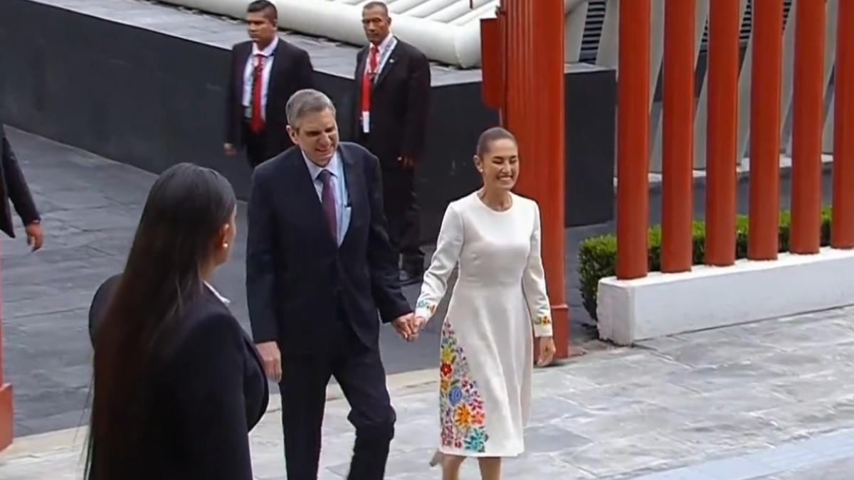 Claudia Sheinbaum llega al Congreso para tomar protesta como Presidenta de México