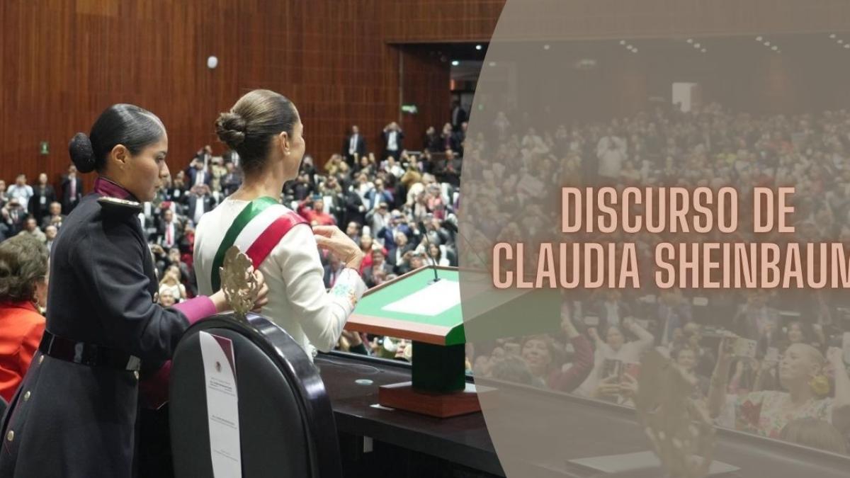 Así fue el primer discurso de Claudia Sheinbaum al rendir protesta como presidenta de México