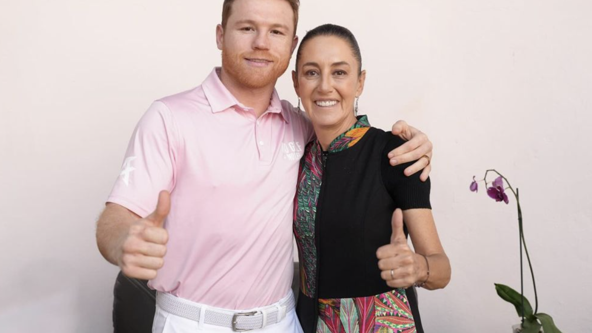 'Canelo' Álvarez asiste a toma de protesta de Claudia Sheinbaum; "Tengo mucha fe"