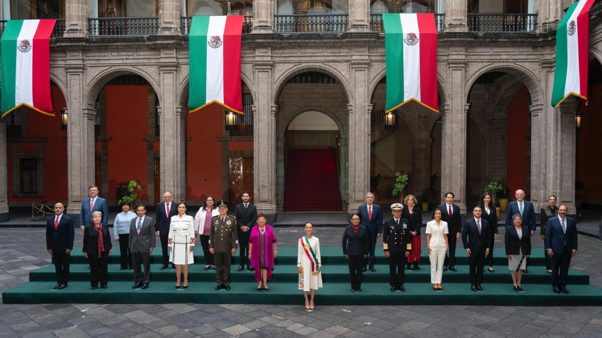 La primera foto del gabinete presidencial