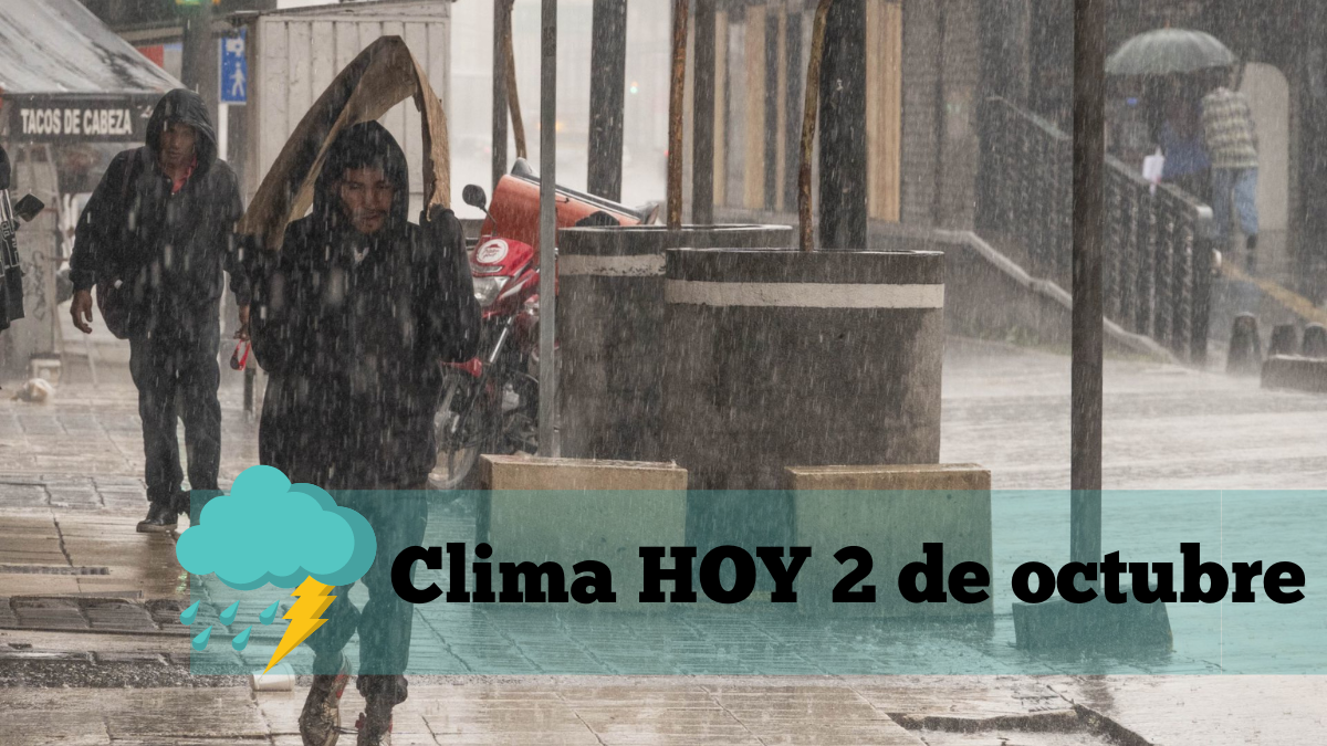 Depresión tropical Once-E traerá lluvias HOY en siete estados