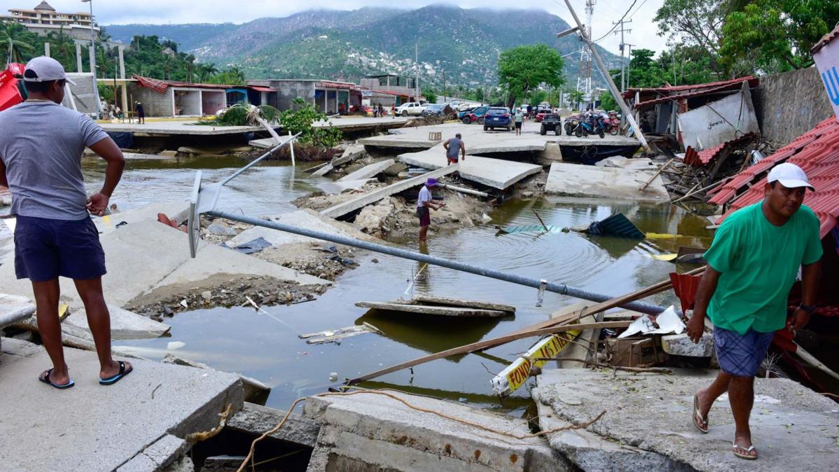 Siguen en refugios 5 mil habitantes de Guerrero