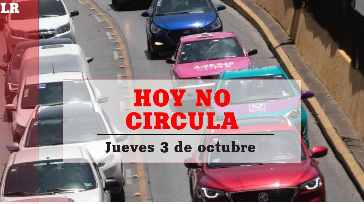 Hoy No Circula pone a descansar a estos autos HOY jueves 3 de octubre en CDMX