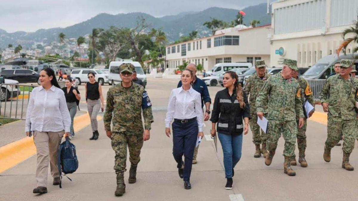 Evelyn Salgado y Claudia Sheinbaum se reúnen para dar seguimiento a la reconstrucción y a la entrega de ayuda