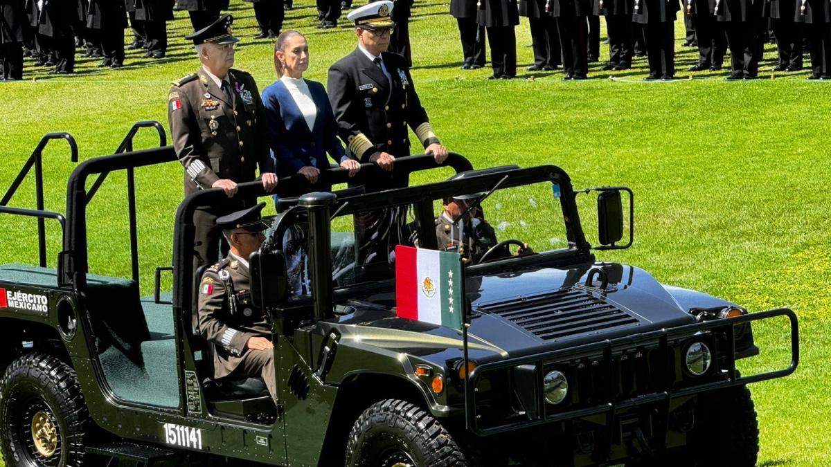 Fuerzas Armadas saludan a Claudia Sheinbaum como Presidenta de México