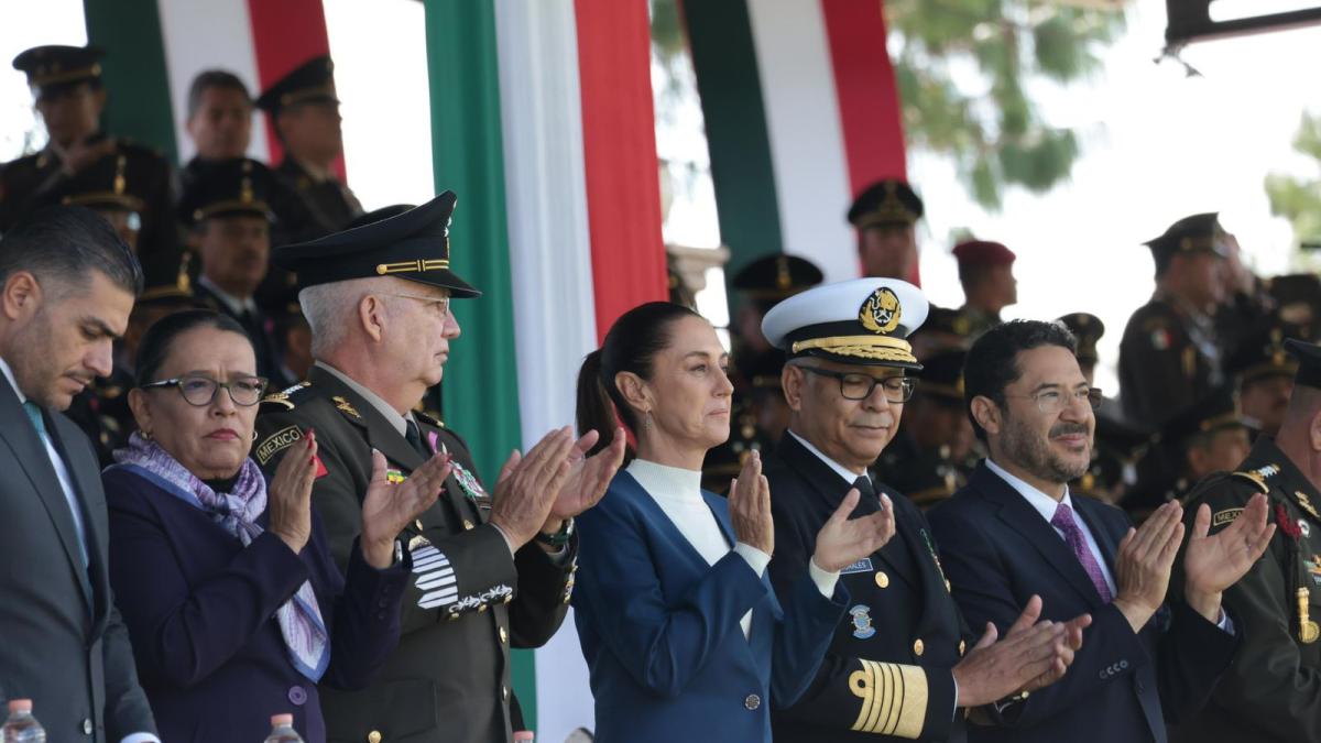 Destaca Rosa Icela Rodríguez, titular de Segob, acto de Claudia Sheinbaum con Fuerzas Armadas