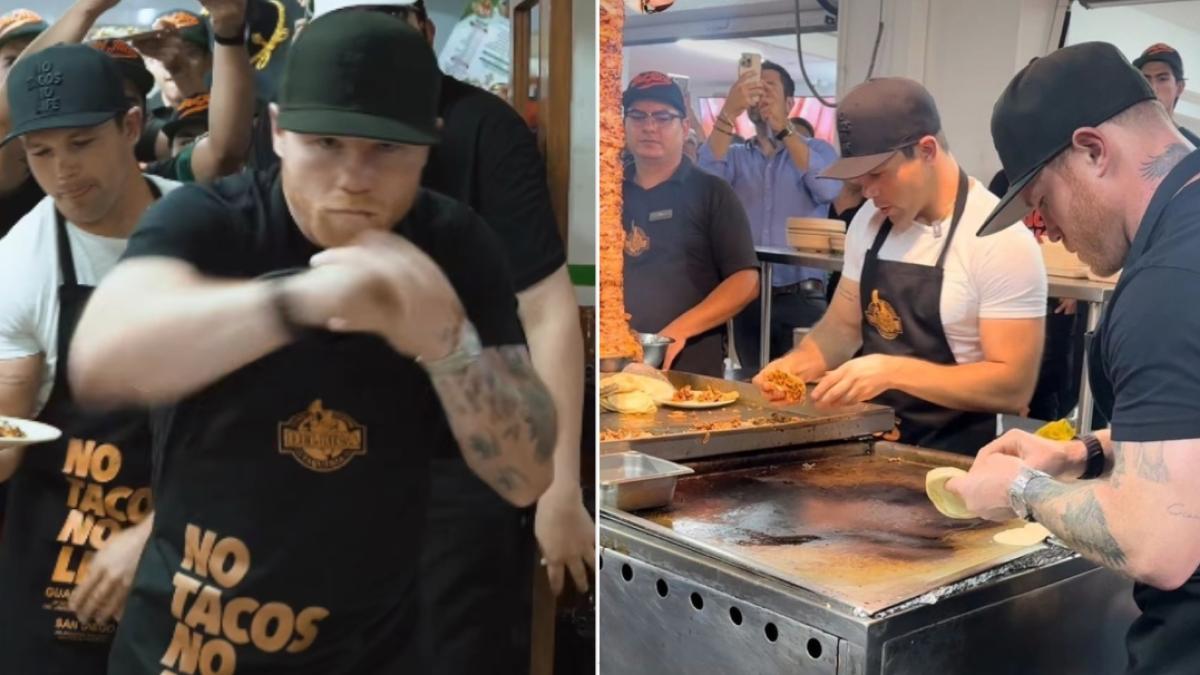 Box: Canelo Álvarez deja el boxeo y aparece como taquero; muestra sus habilidades en la cocina (VIDEO)