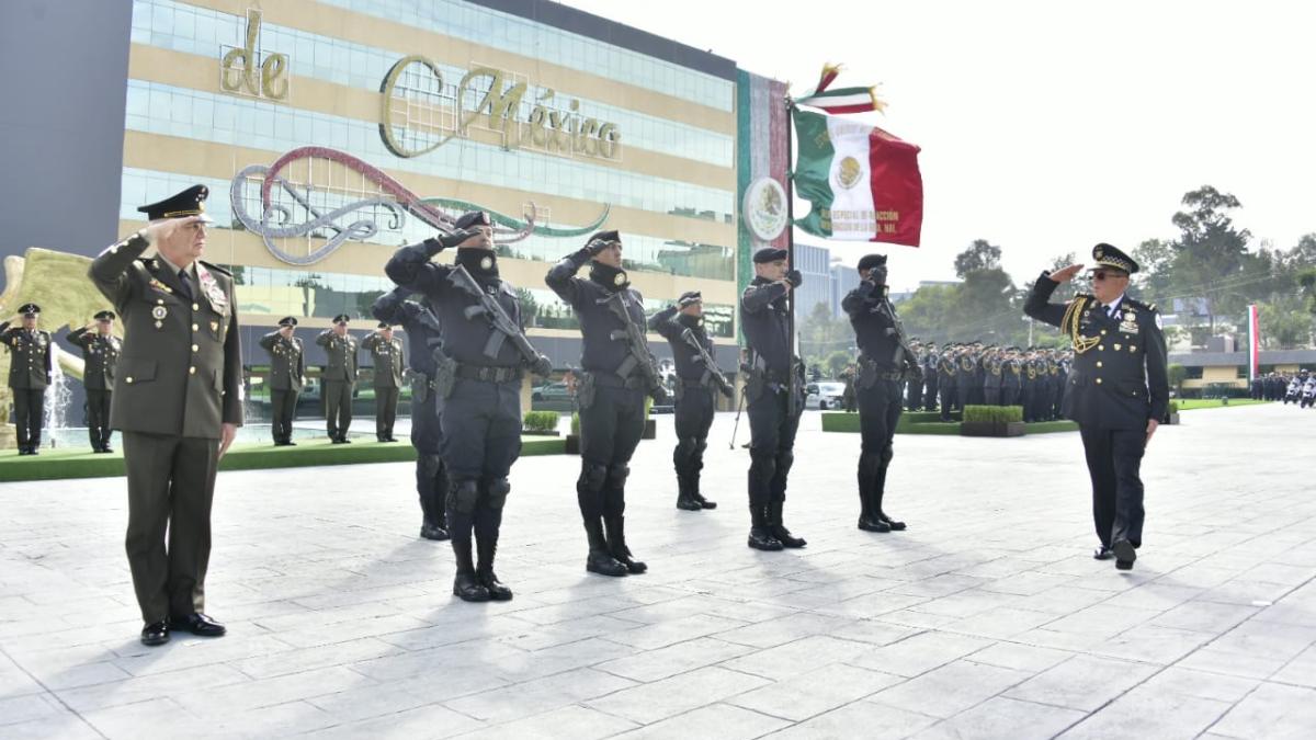 Rinde protesta Hernán Cortés Hernández como nuevo comandante interino de la Guardia Nacional