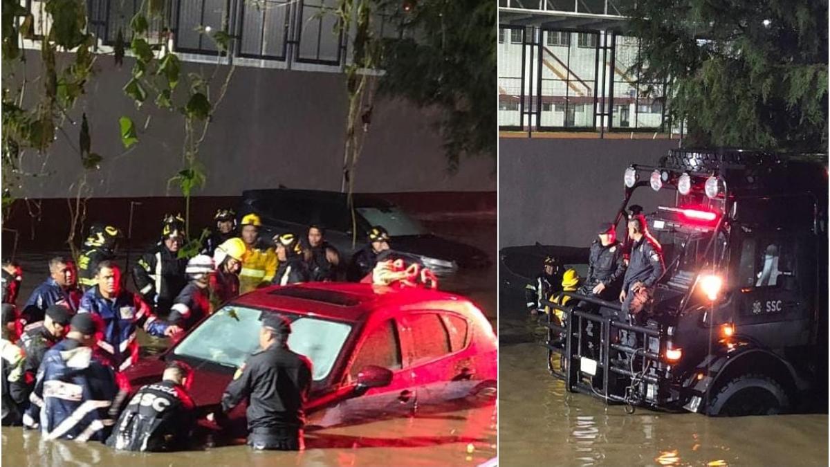 Atienden inundaciones en calles de Xochimilco y Milpa Alta: Clara Brugada