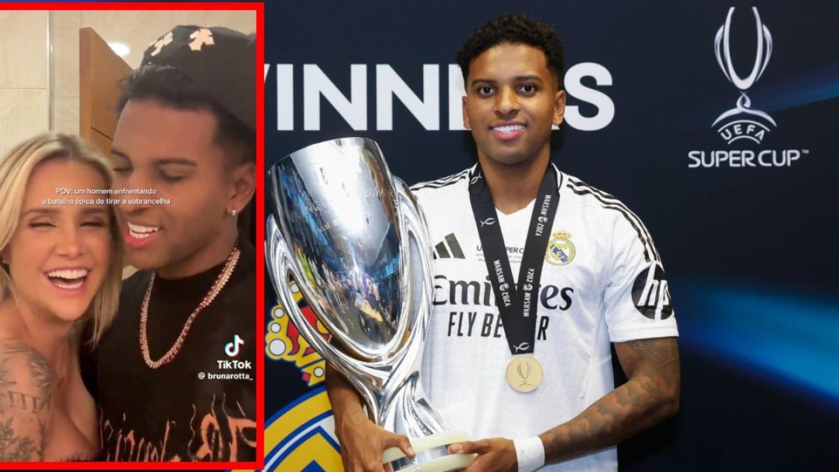 Real Madrid: Rodrygo Goes enciende el internet con un inusual video junto a su pareja