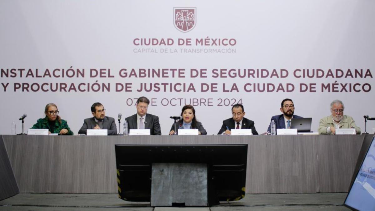 Brugada instala gabinete de Seguridad Ciudadana y Procuración de Justicia