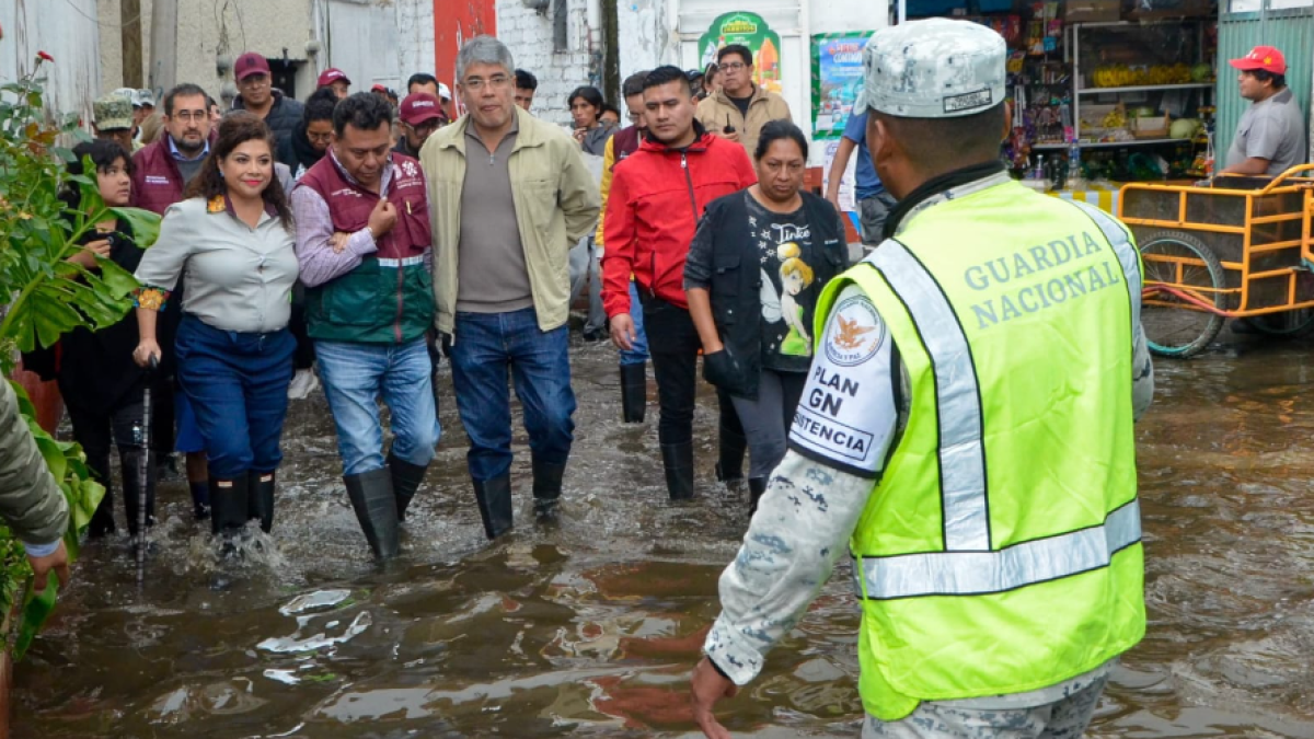 Suman más de 300 viviendas afectadas en Milpa Alta y Xochimilco por inundaciones