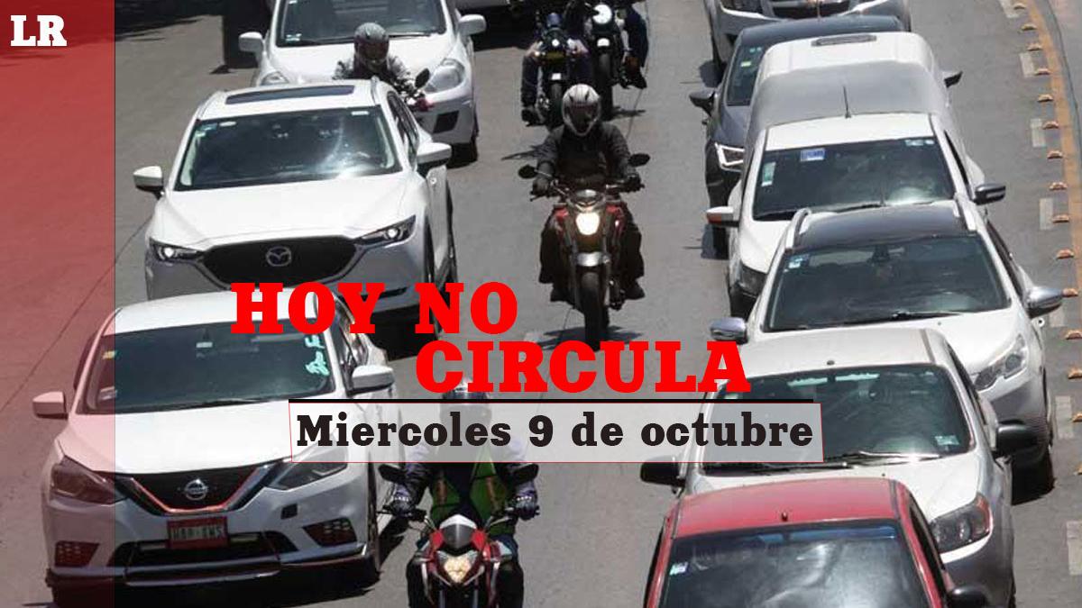 Hoy No Circula pone a descansar estos autos HOY miércoles 9 de octubre en CDMX