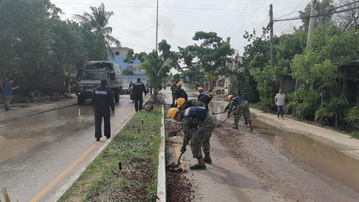 Sigue el apoyo a población en Guerrero y Yucatán tras huracanes 'Milton' y 'John'