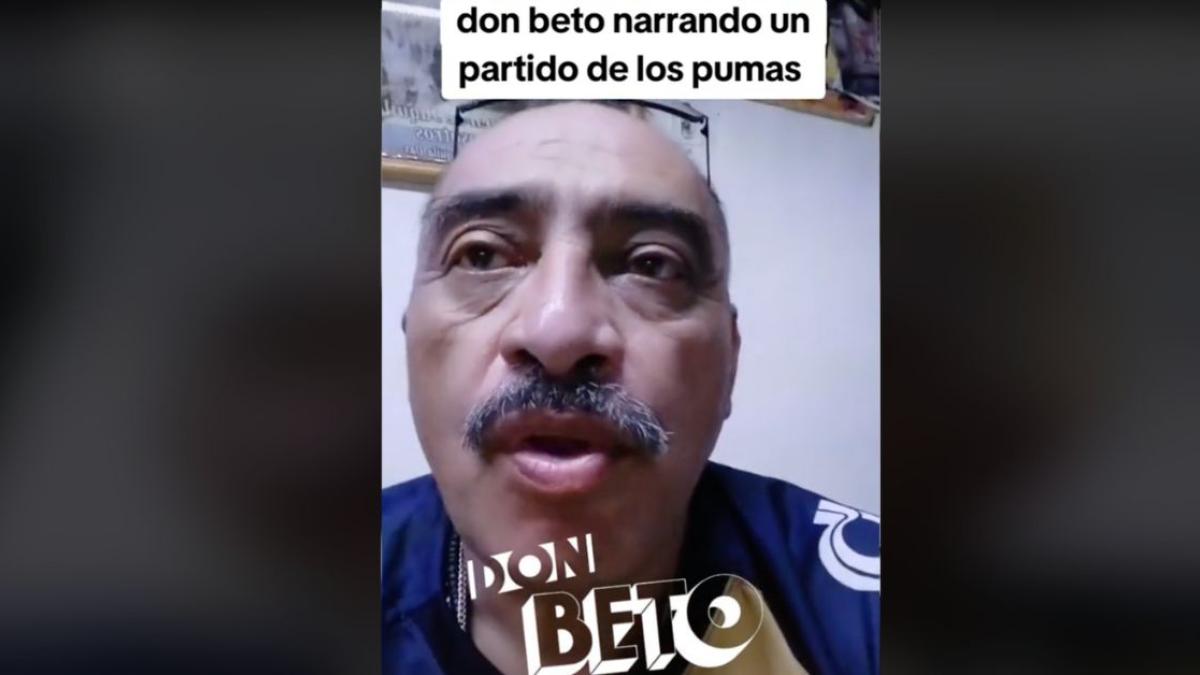 Liga MX: Don Beto, el nuevo narrador de los Pumas; el VIDEO viral del polémico aficionado