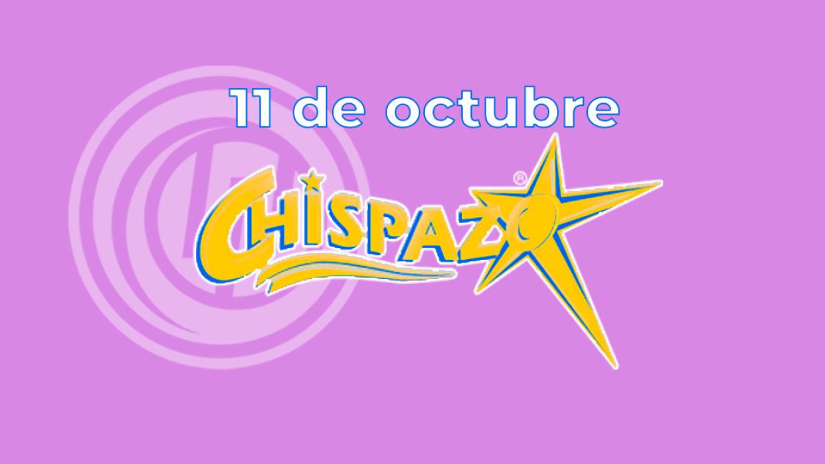 Resultados del Chispazo de hoy 11 de octubre del 2024. Ve los números ganadores