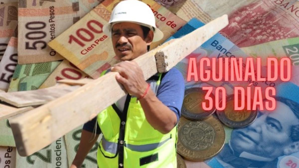 ¿Qué es lo que falta para que en mi trabajo me den 30 días de aguinaldo?