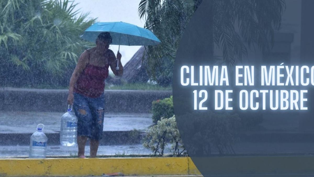 Canal de baja presión provocará lluvias fuertes en 5 estados