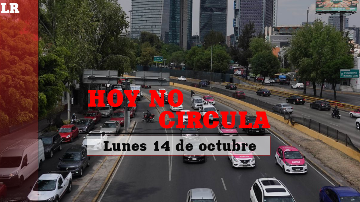 Hoy No Circula: ¿Qué autos descansan HOY lunes 14 de octubre en la CDMX?