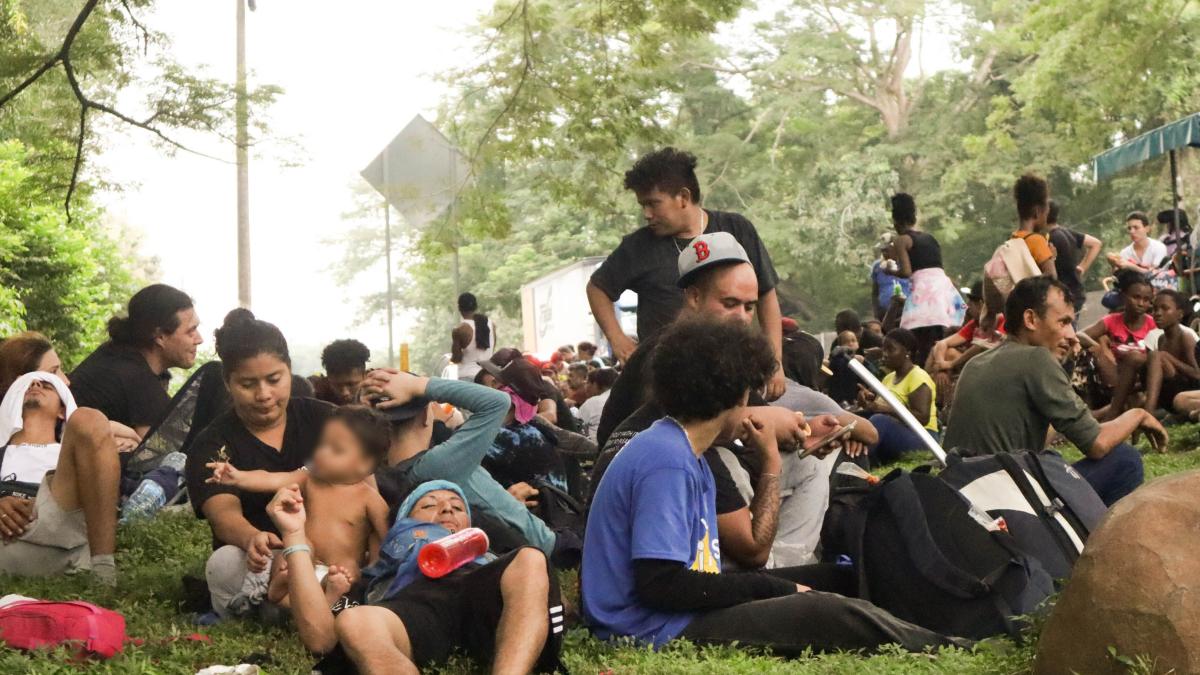 Migrantes son marcados desde la Selva del Darién