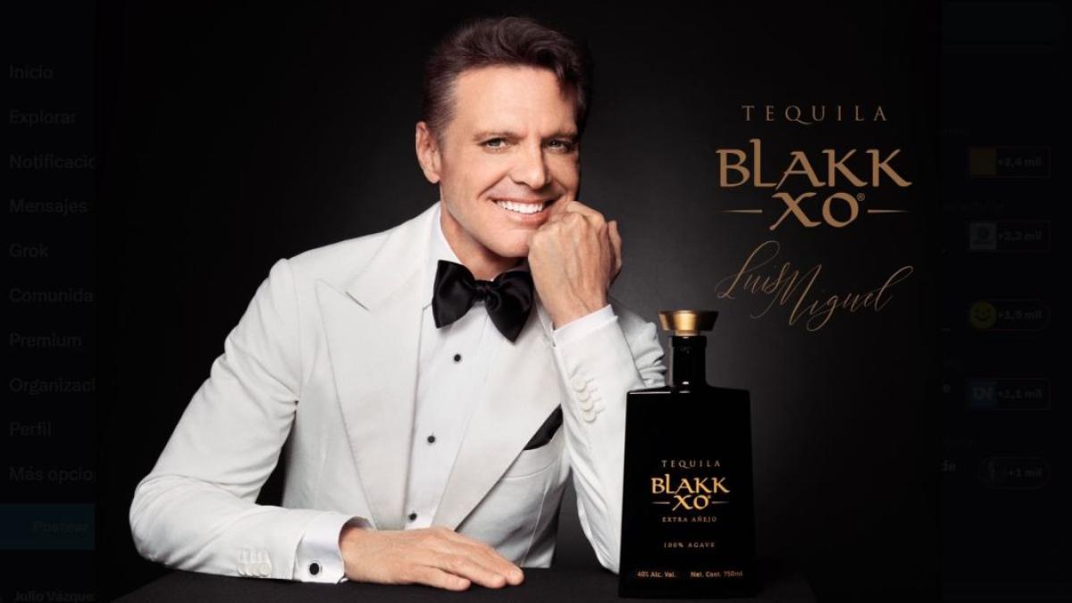 Luis Miguel lanza Blakk XO, el primer tequila negro en el mundo