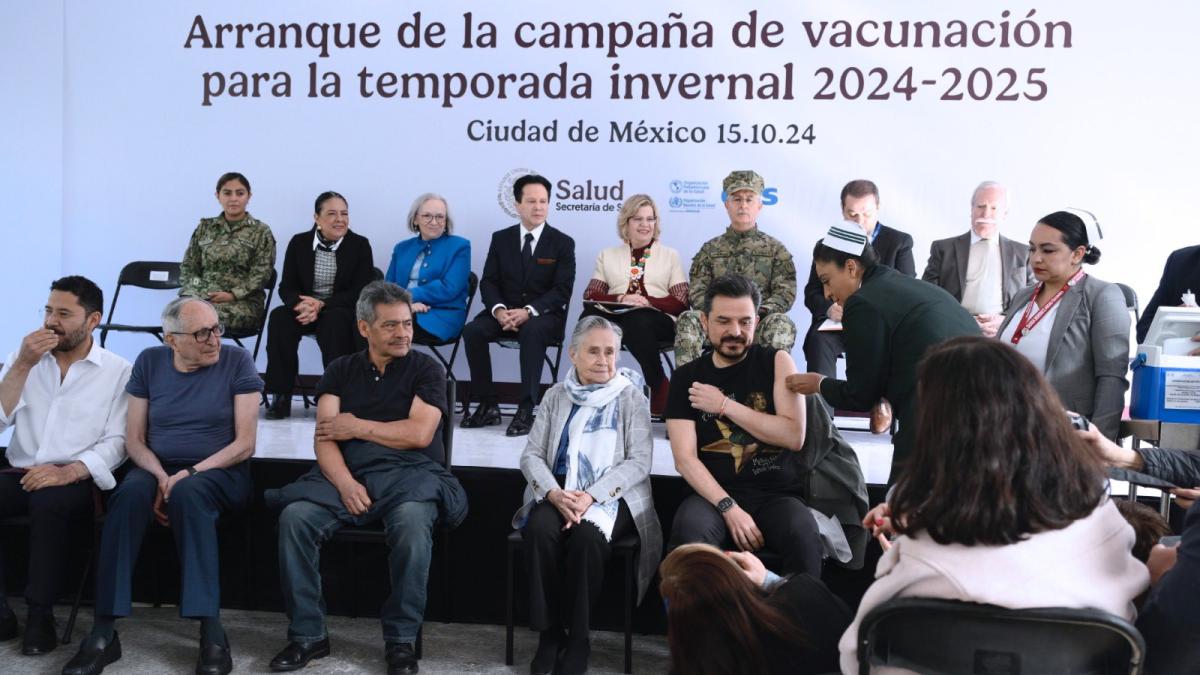 Arranca campaña de vacunación invernal contra Covid e influenza