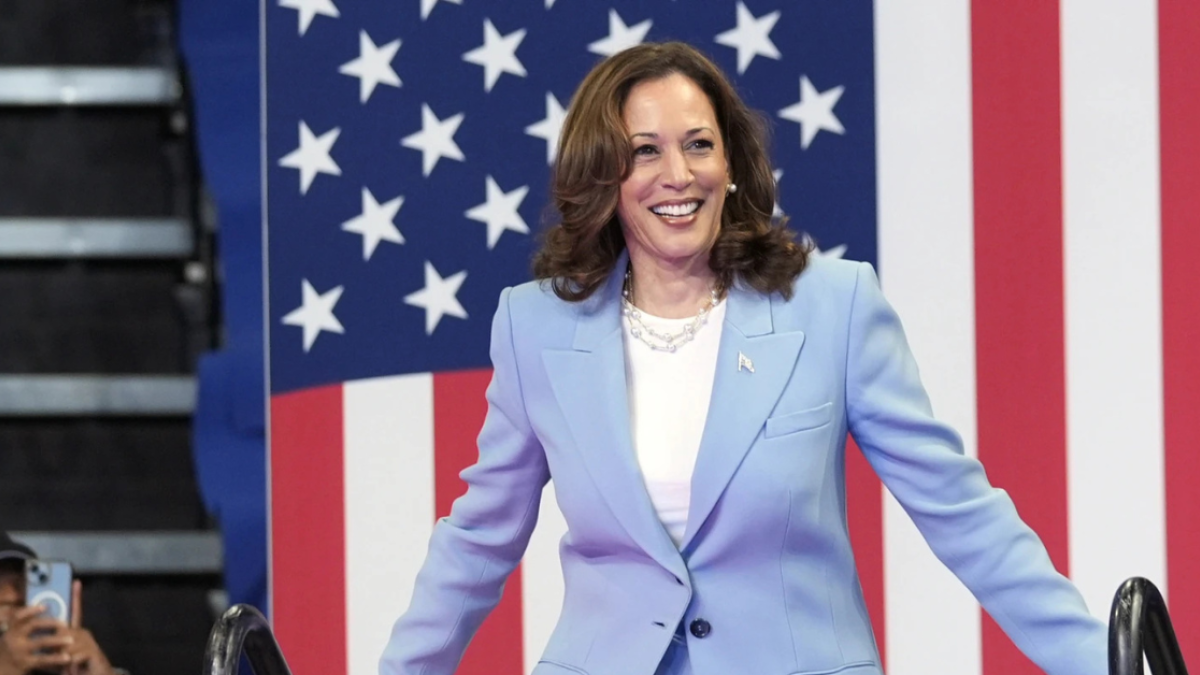 Kamala Harris, candidata presidencial de Estados Unidos, confiesa su admiración por un piloto de Fórmula 1