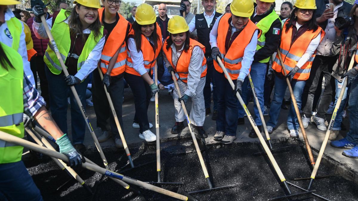 Encabeza Clara Brugada arranque del programa ‘Bachetón’ para lograr una Ciudad libre de baches