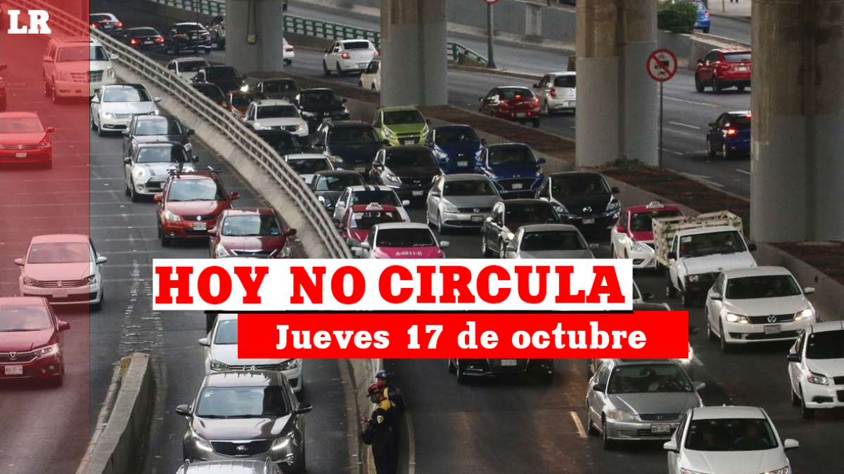 Hoy No Circula pone a descansar a estos autos HOY jueves 17 de octubre en CDMX