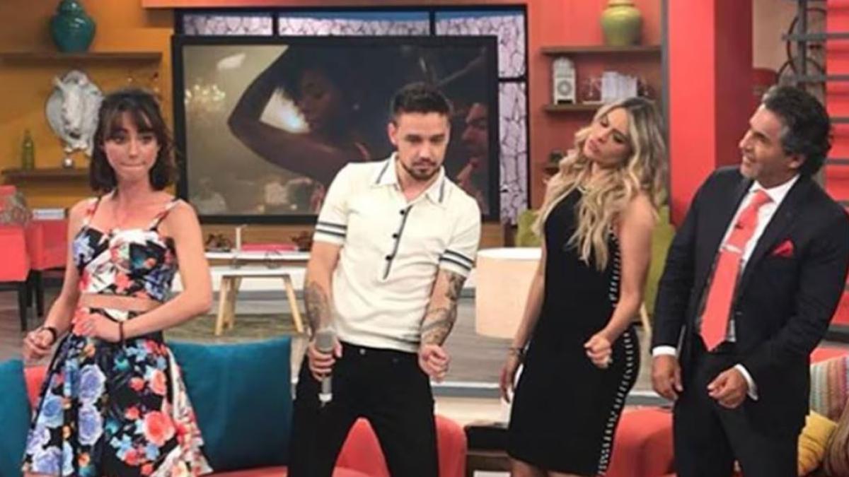 Así la peculiar visita de Liam Payne al programa 'Hoy' | VIDEO