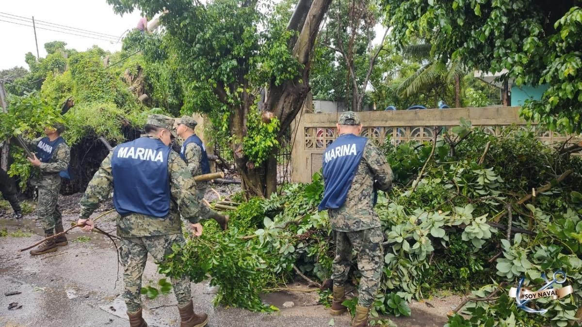 Semar alista 'Plan Marina' por efectos de tormenta tropical 'Nadine'