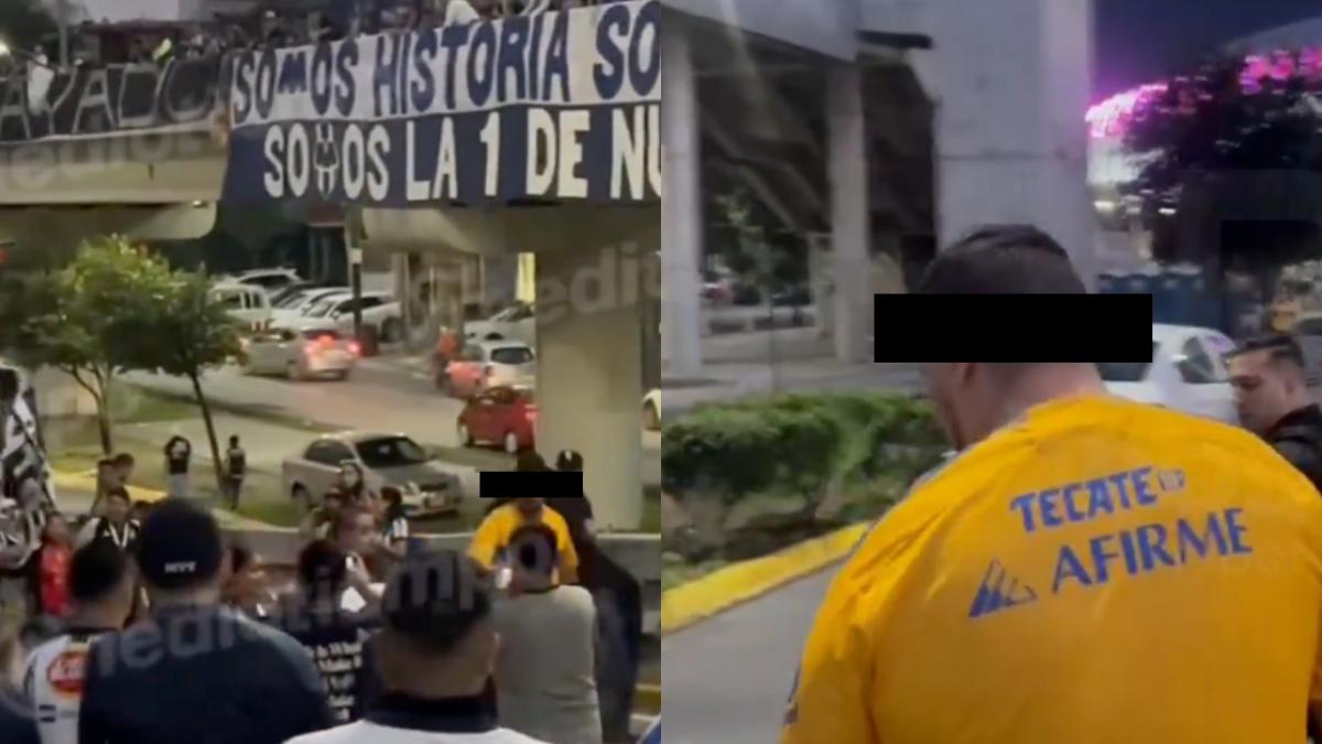 Liga MX: Aficionado de Tigres queda con la nariz rota tras agresión de barristas del Monterrey (VIDEO)