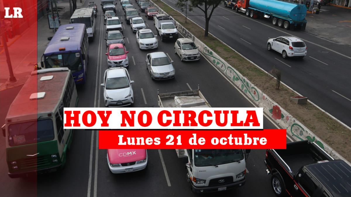 Hoy No Circula: ¿Qué autos descansan HOY lunes 21 de octubre en la CDMX?