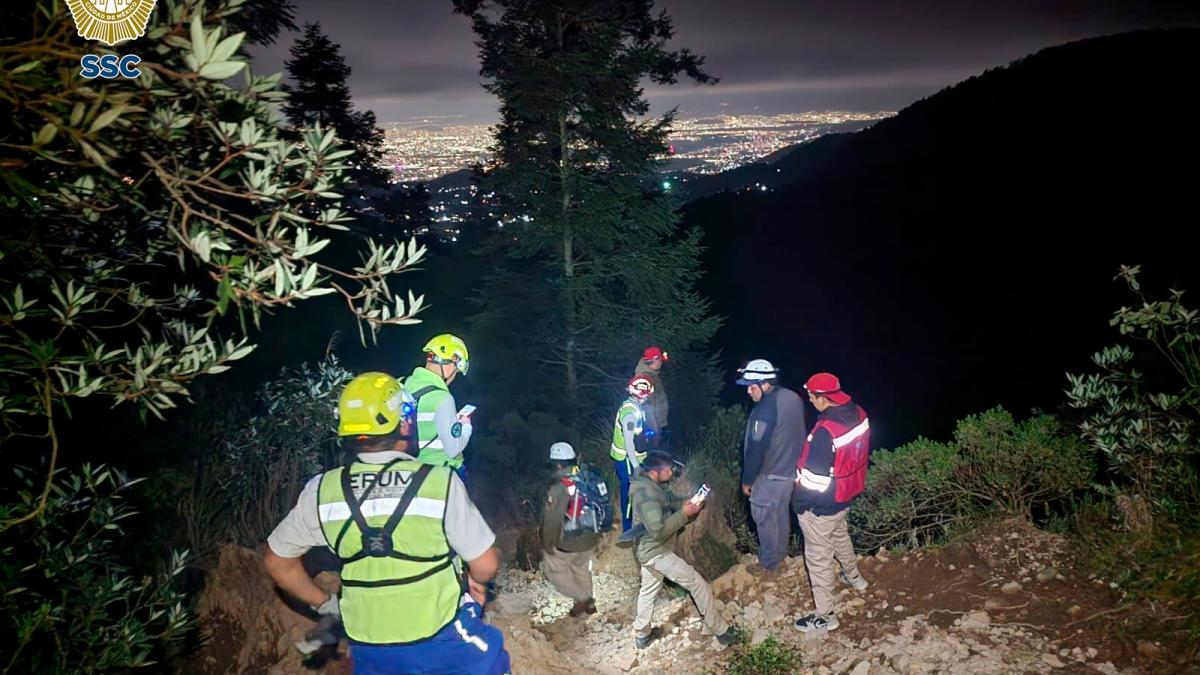 SSC rescata a cuatro personas extraviadas en el Pico del Águila en Tlalpan