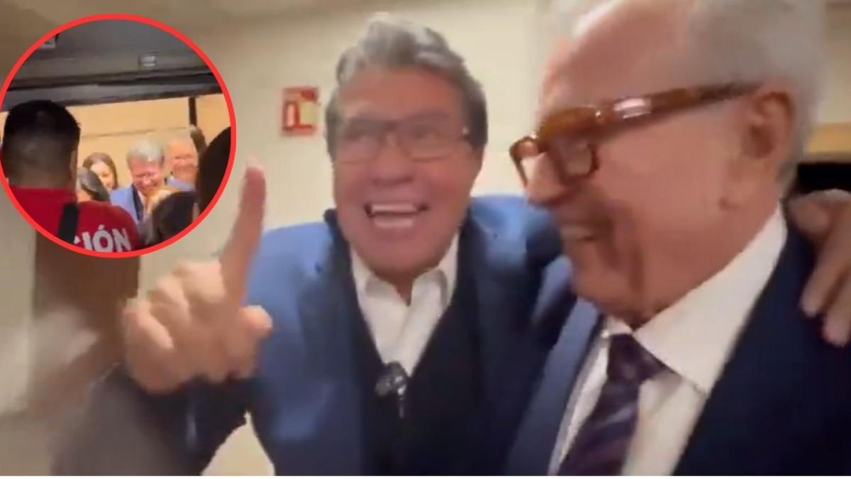 Rubén Rocha y Monreal se quedan atrapados en un elevador en la Cámara de Diputados | VIDEO