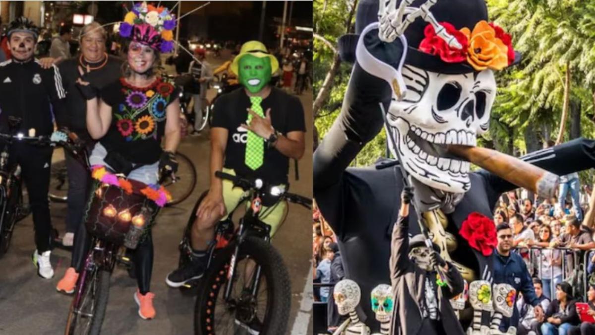 Mega Procesión de Catrinas y paseo nocturno en Bici: Horario, ruta y alternativas viales