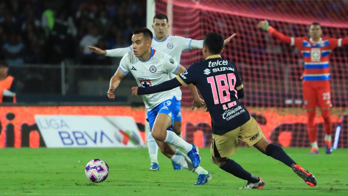 Pumas vs Cruz Azul: Resumen, goles y marcador del partido de la Jornada 14 del Apertura 2024