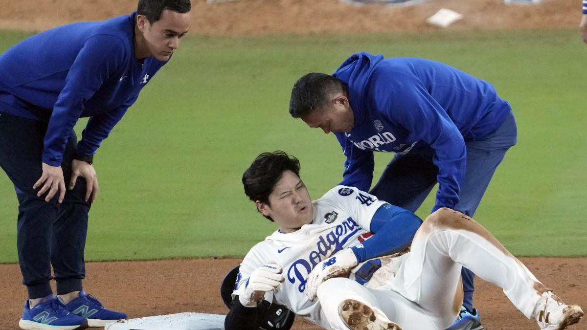 Serie Mundial 2024: Shohei Ohtani sufre terrible lesión y es duda para el Juego 3 (VIDEO)