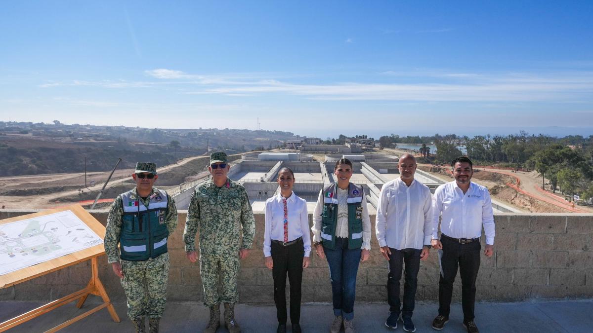 Sheinbaum supervisa obras en Baja California | VIDEO