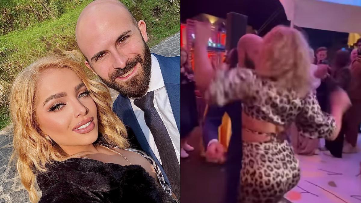 Sandra Itzel e Imanol Landeta avivan rumores de romance en la boda de Daniela Luján | VIDEO