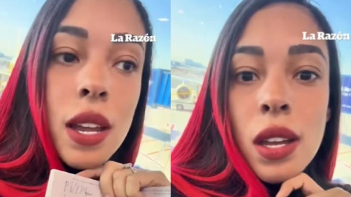 Mujer pierde vuelo porque su hijo le dibujó mensajes de amor en el pasaporte | VIDEO