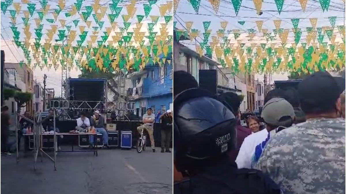 Policías suspenden sonidero para festejar a San Judas Tadeo en la GAM | VIDEO