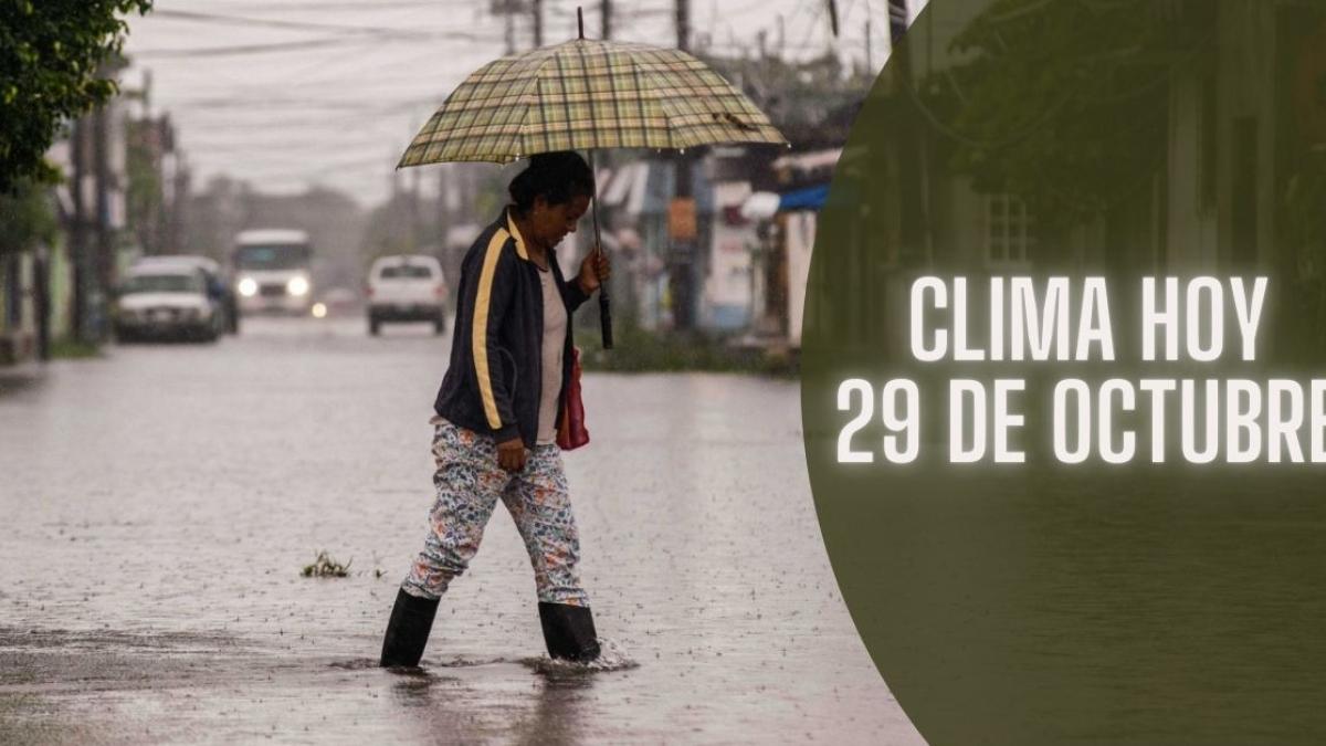 Onda tropical 29 provocará lluvias fuertes en 7 estados