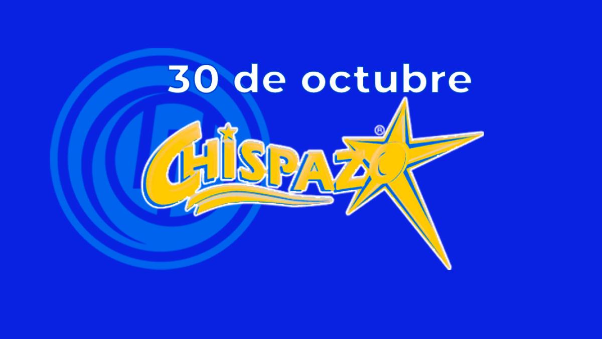 Resultados del Chispazo de hoy 30 de octubre del 2024. Ve los números ganadores