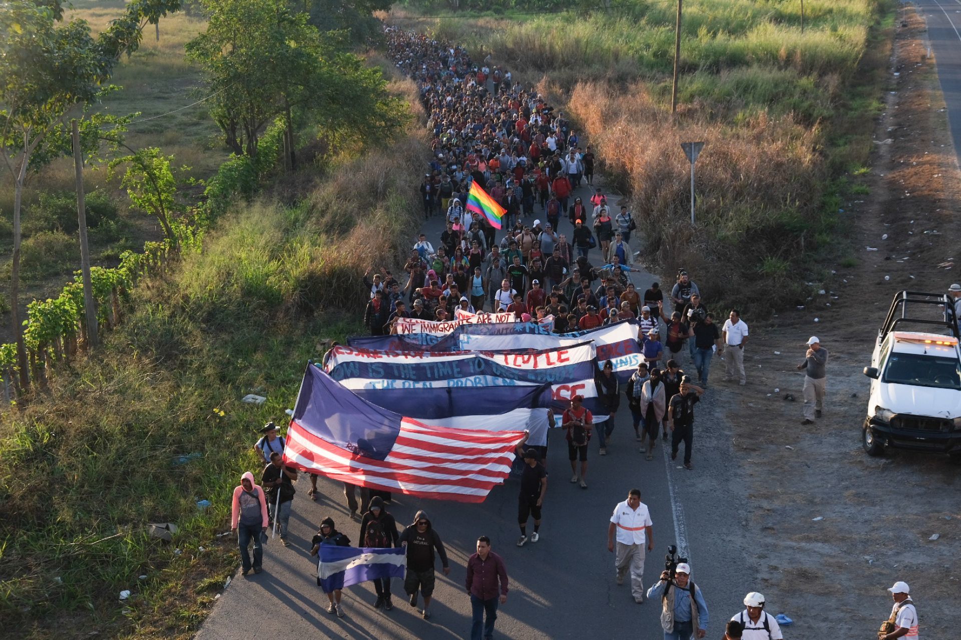 Ingresa Caravana Migrante A M Xico Avanza Hacia Tapachula