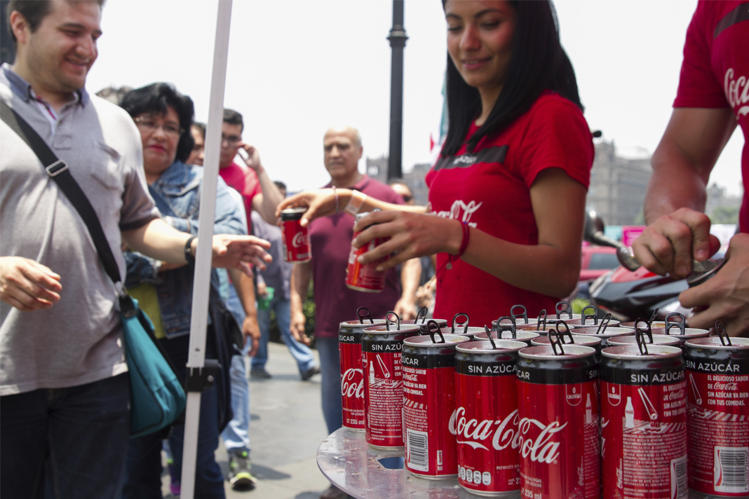 Ventas de CocaCola caen 81% en 2017