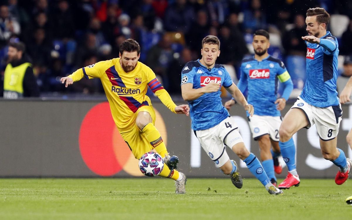 BARCELONA vs NAPOLI Dónde y cuándo ver en vivo, Octavos Champions League