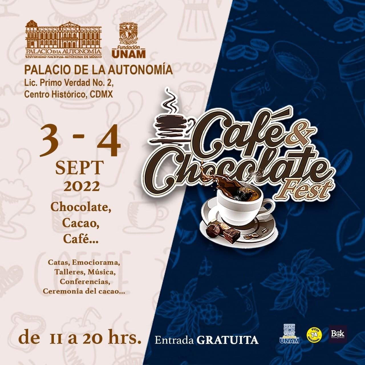 Festival del Café y Chocolate en la CDMX; te damos todos los detalles