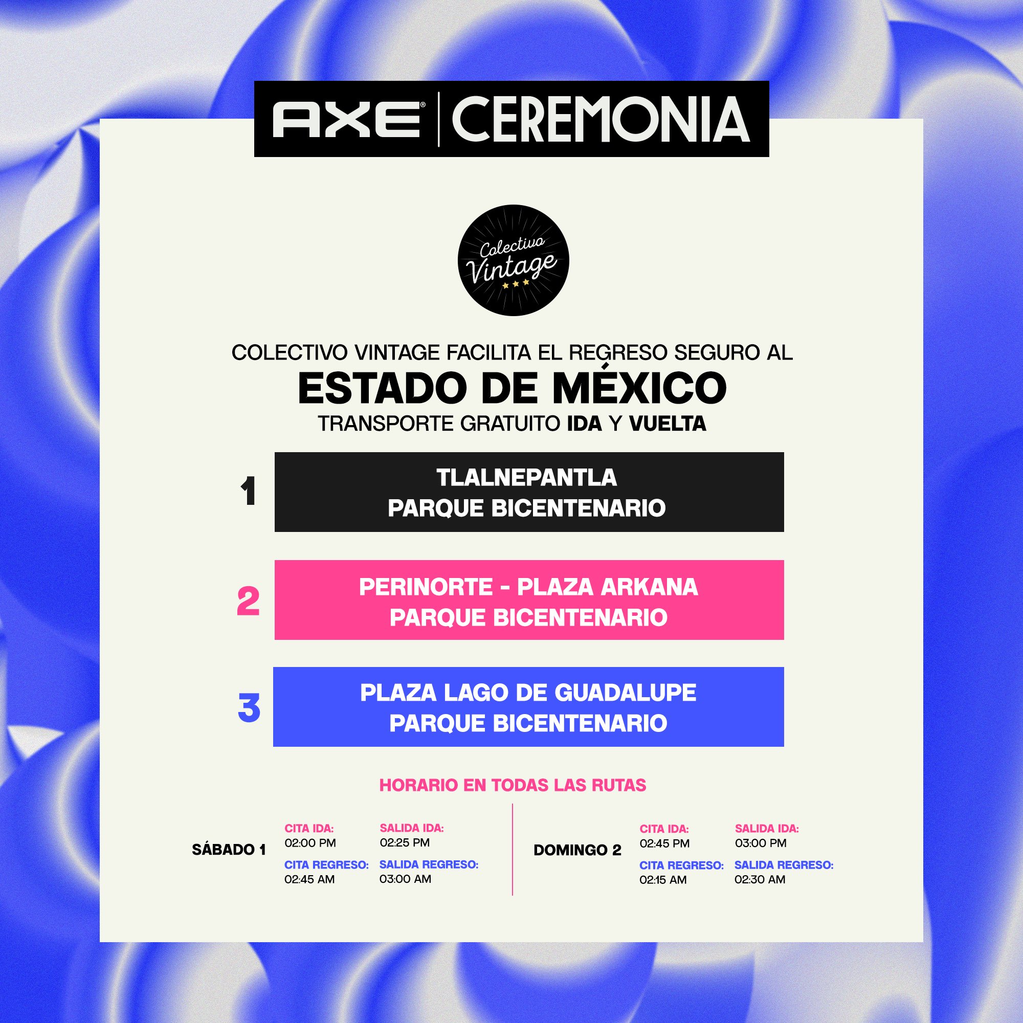 ¡Si Se Pudo! AXE Ceremonia Contará Con RTP's